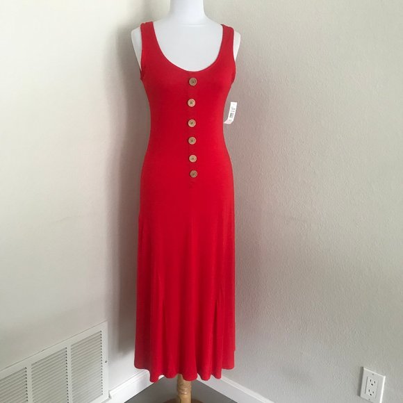 Superfoxx maxi tank soft red dress new with tags - Picture 2 of 11